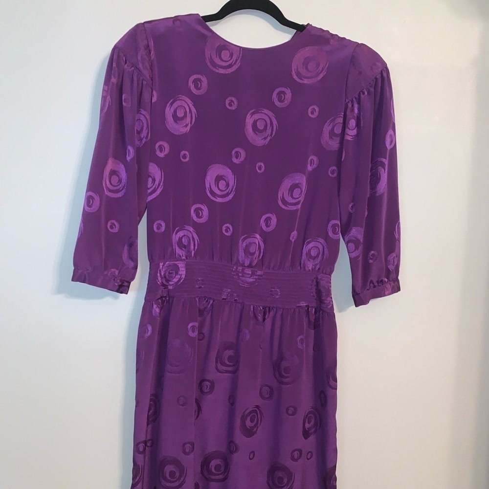 Vintage 80’s Purple Billy Jack Dress